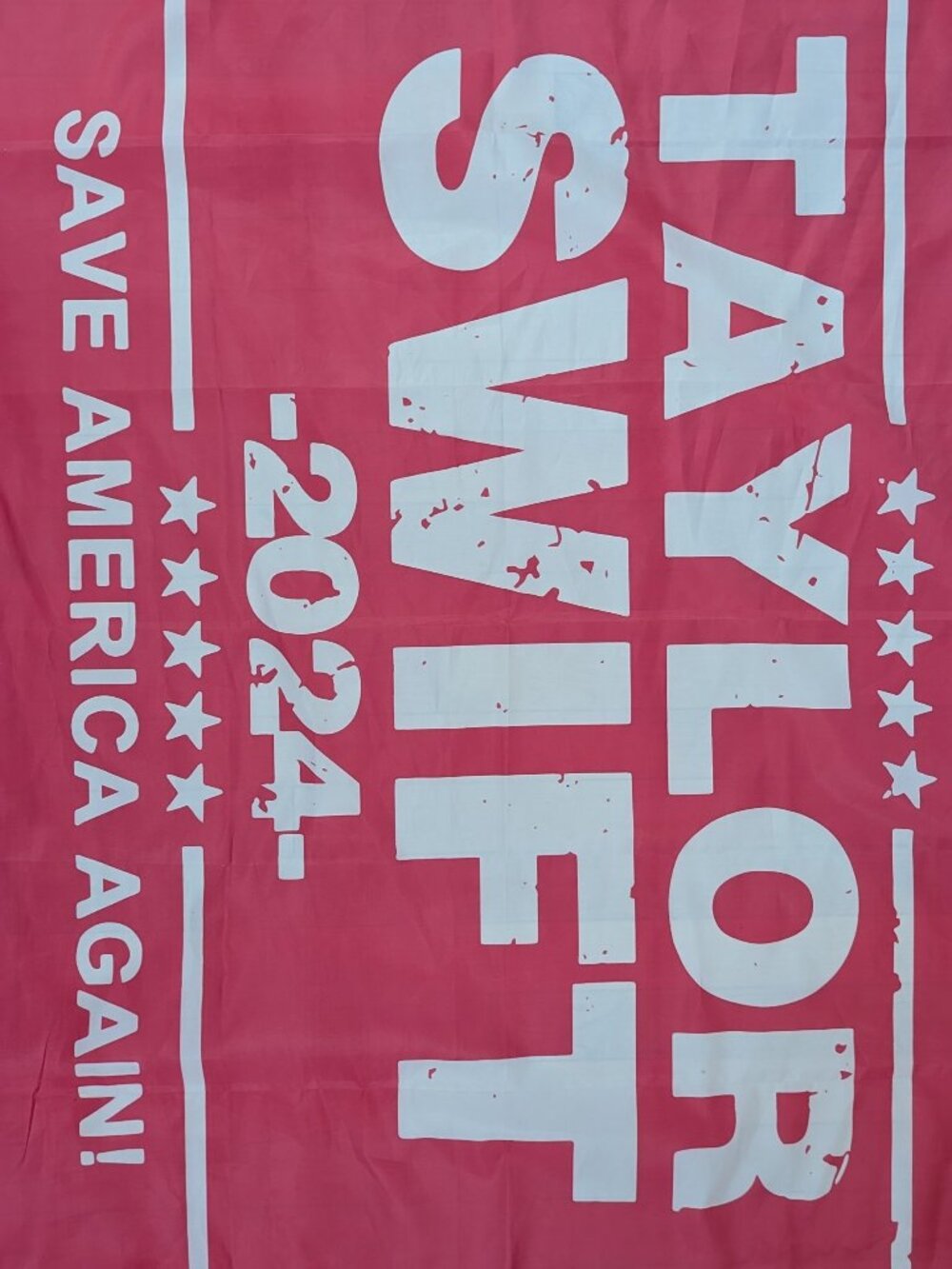 Taylor Swift 2024 "Save America Again" Flag